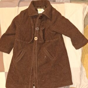 Brown Wool Coat 12-24 months
